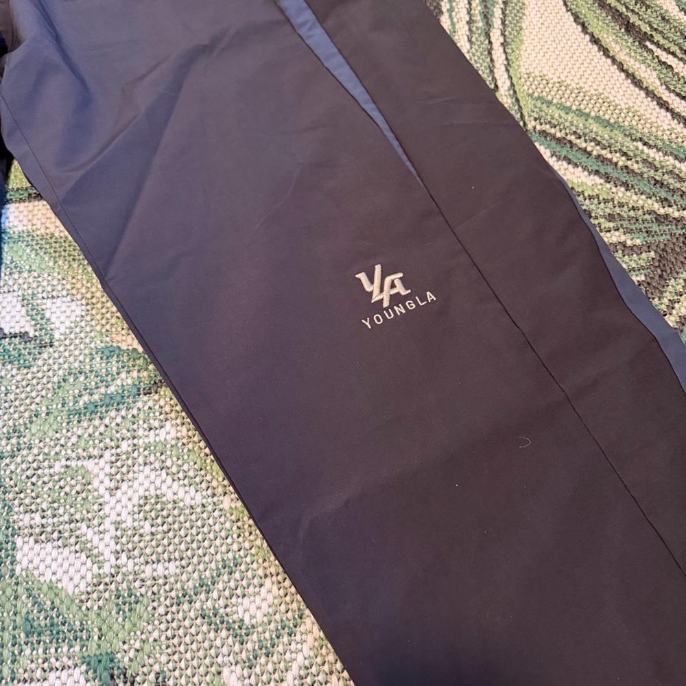 YoungLA Fight Week Tracksuit Pants Men's Blue Track Pants Large NEW - Picture 2 of 5